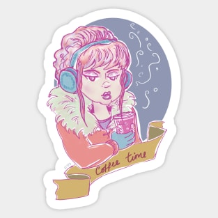 Coffee Time Sticker